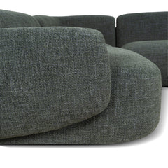 Left Chaise Modular Sofa | Moss Green | Myka Home