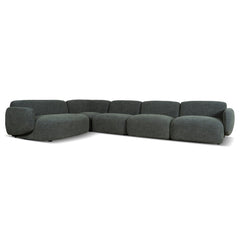 Left Chaise Modular Sofa | Moss Green | Myka Home