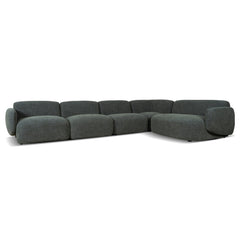 Right Chaise Modular Sofa | Moss Green | Myka Home