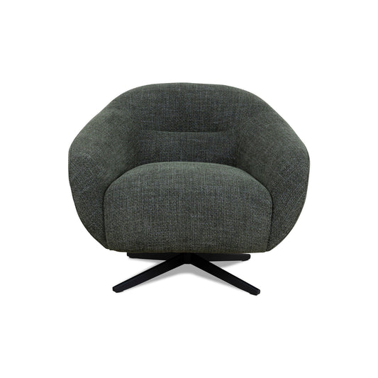 Swivel Armchair | Moss Green | Myka Home