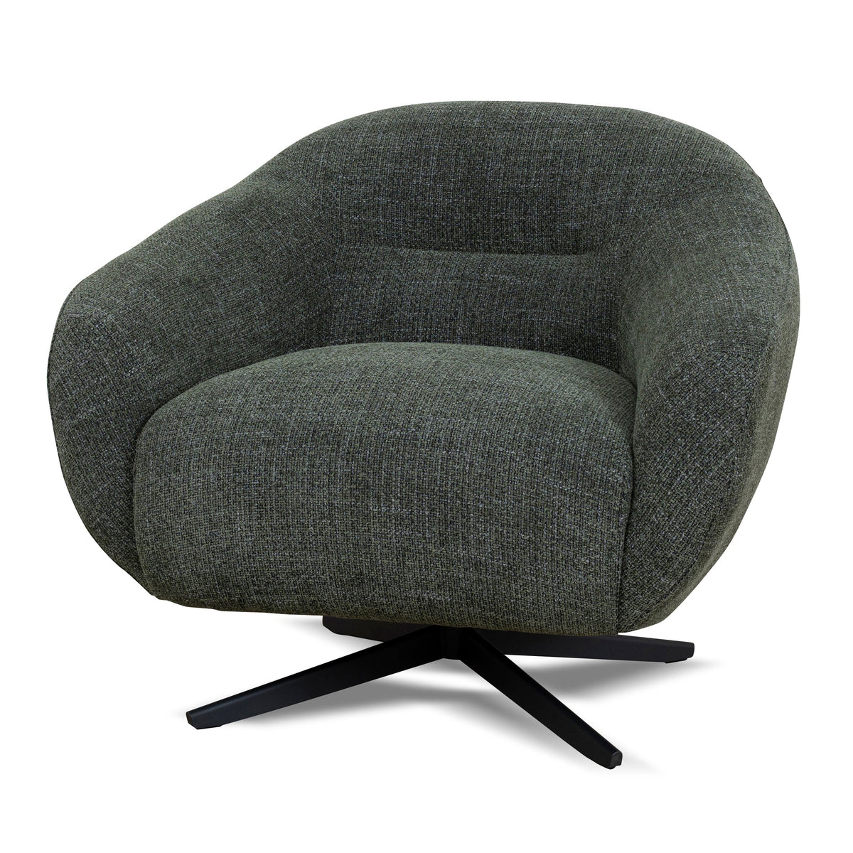 Swivel Armchair | Moss Green | Myka Home