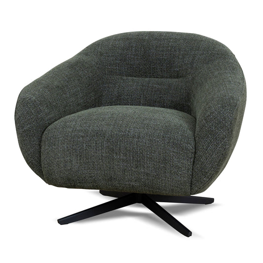 Swivel Armchair | Moss Green | Myka Home