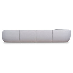 Extended Corner Fabric Sofa | Taupe Beige | Myka Home