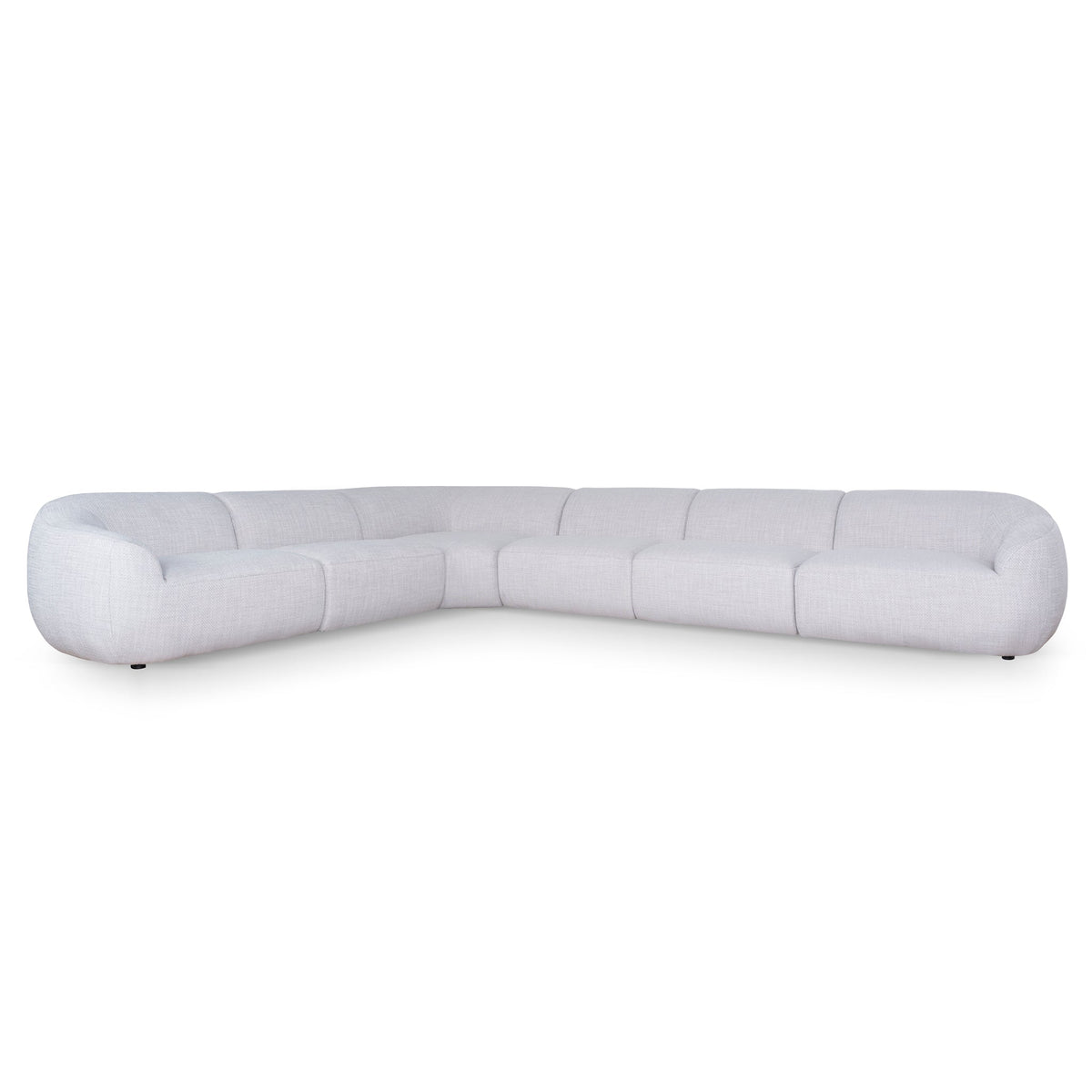 Extended Corner Fabric Sofa | Taupe Beige | Myka Home