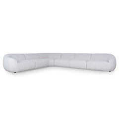 Extended Corner Fabric Sofa | Taupe Beige | Myka Home