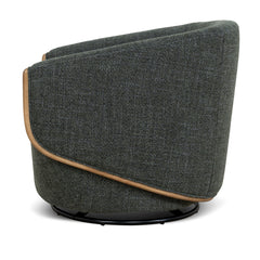 Swivel Armchair | Moss Green | Myka Home