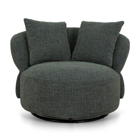 Swivel Lounge Chair | Moss Green | Myka Home