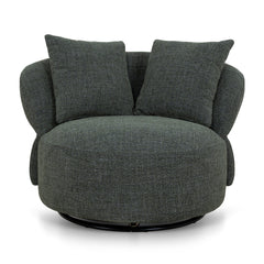 Swivel Lounge Chair | Moss Green | Myka Home