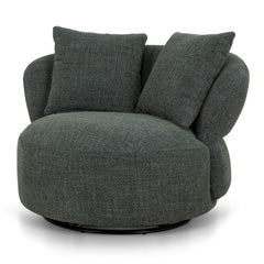 Swivel Lounge Chair | Moss Green | Myka Home