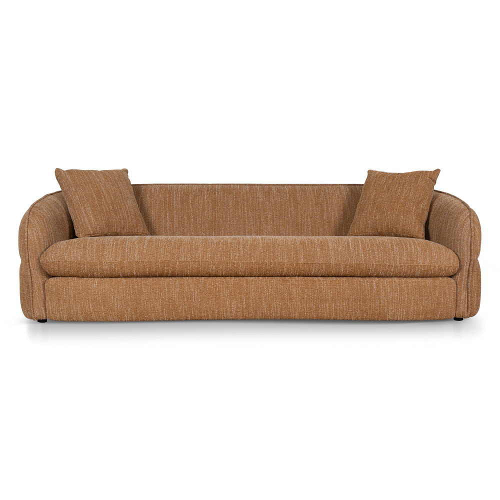 3 Seater Sofa | Ginger Brown | Myka Home - View 2