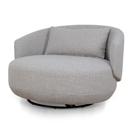 Swivel Armchair | Warm Taupe | Myka Home