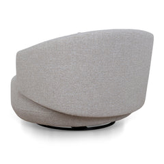 Swivel Armchair | Warm Taupe | Myka Home
