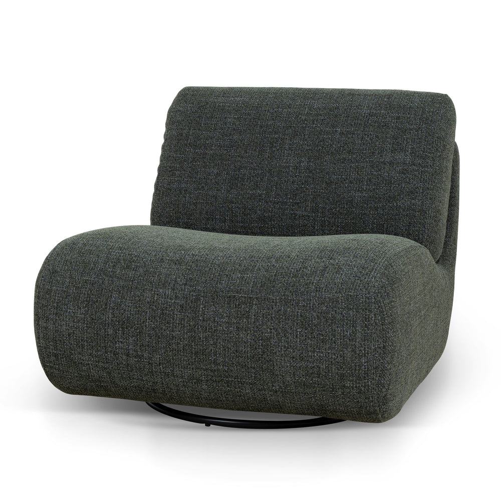 Swivel Lounge Chair | Moss Green | Myka Home