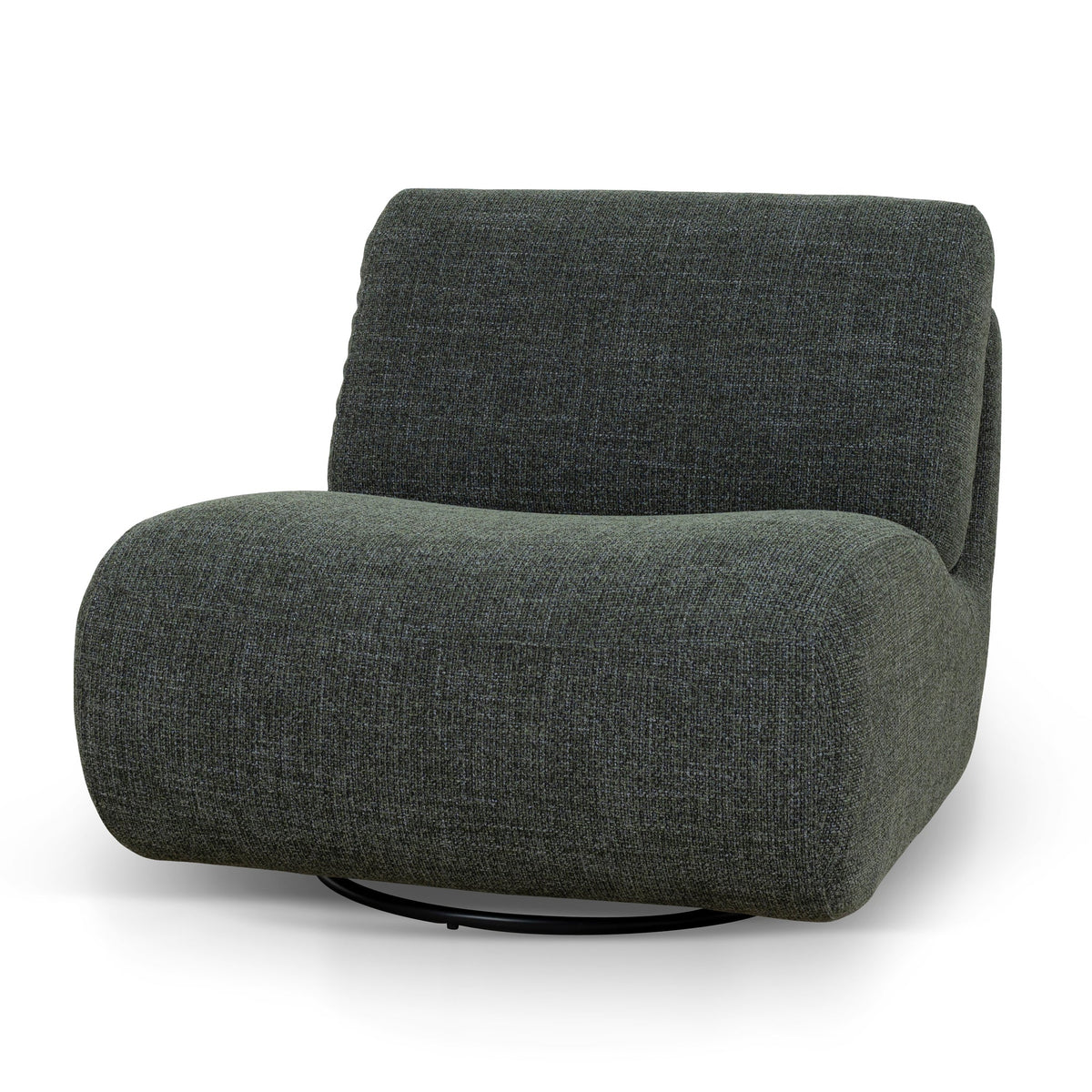 Swivel Lounge Chair | Moss Green | Myka Home