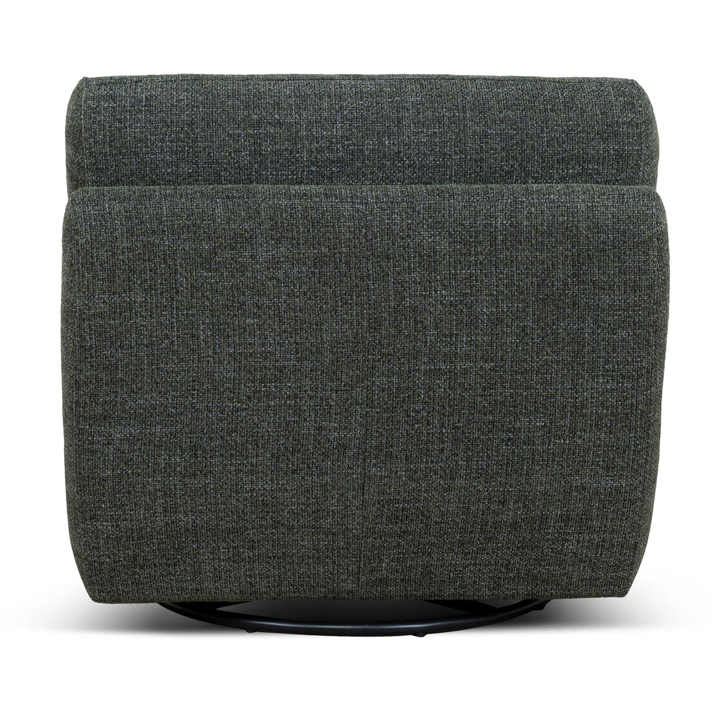 Swivel Lounge Chair | Moss Green | Myka Home - View 5