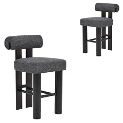 Black Barstool | Field Charcoal (Set of 2) | Myka Home
