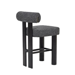 Black Barstool | Field Charcoal (Set of 2) | Myka Home