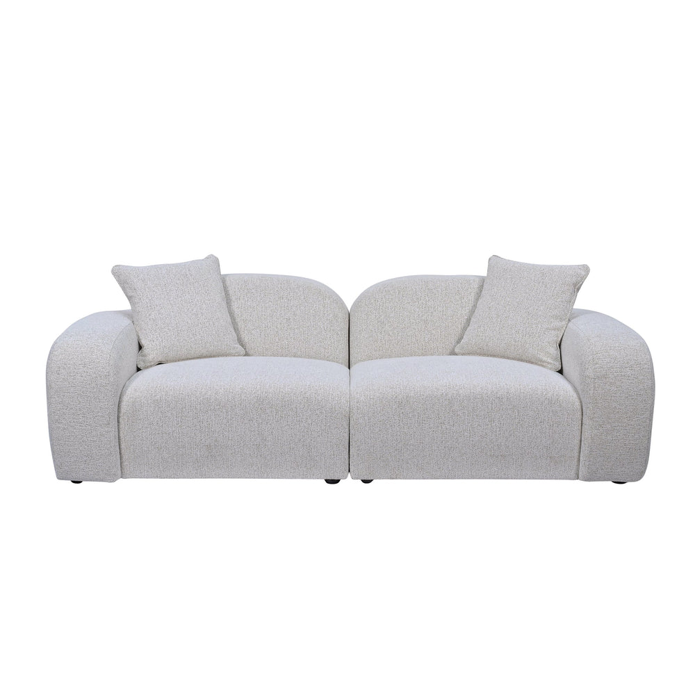 3 Seater Sofa | Almond Beige | Myka Home - View 2