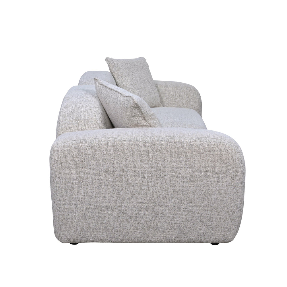 3 Seater Sofa | Almond Beige | Myka Home - View 3