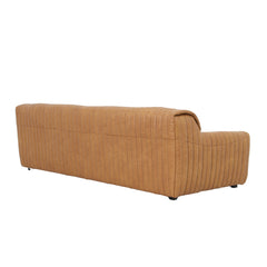 3 Seater Sofa | Amber Tan Leather | Myka Home