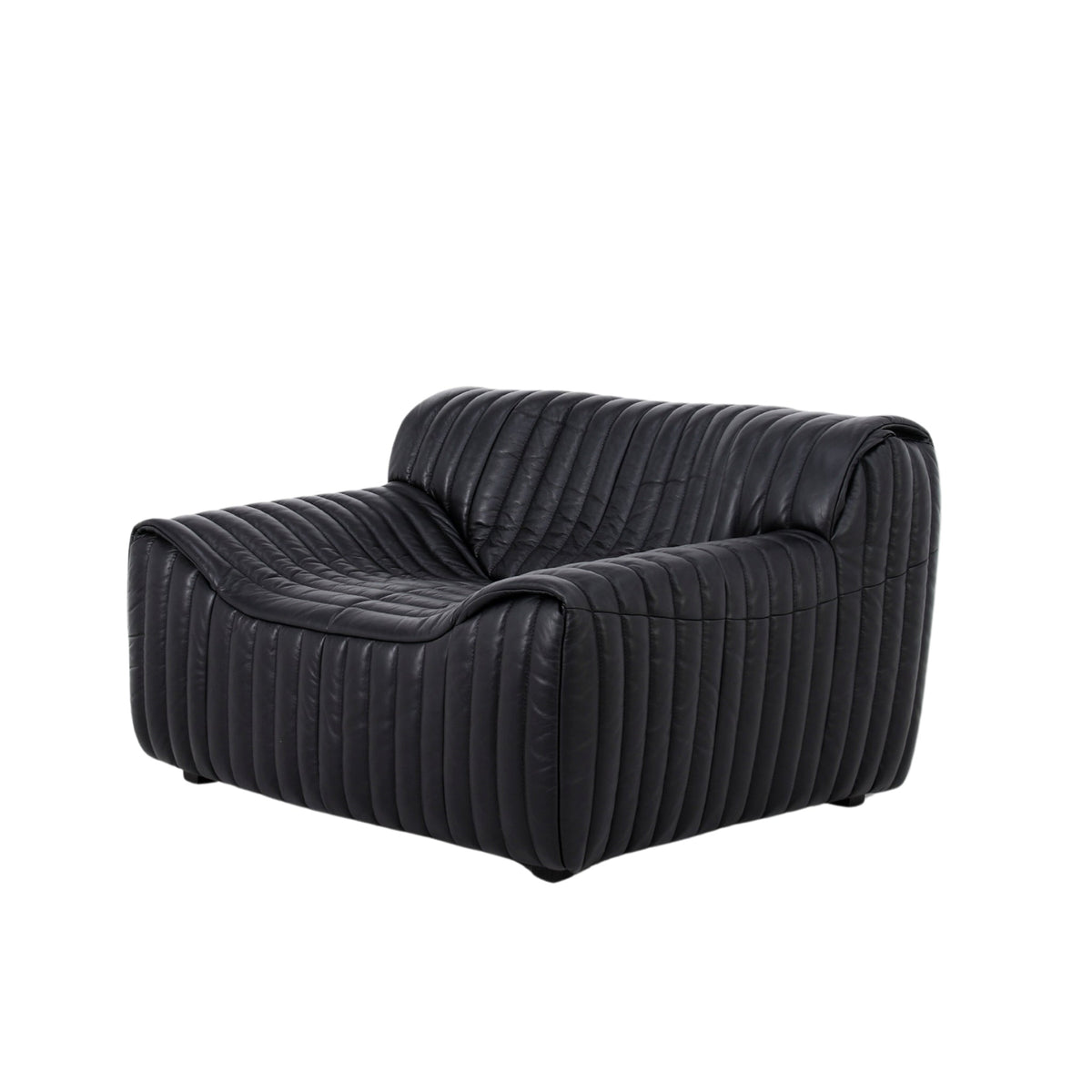 Armchair | Black Leather | Myka Home