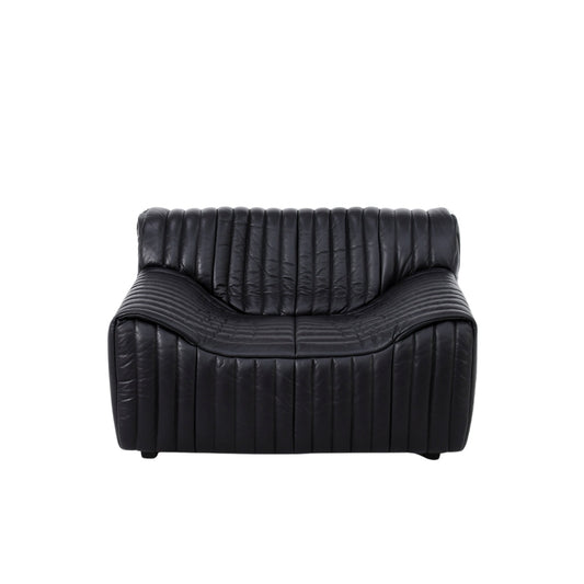 Armchair | Black Leather | Myka Home