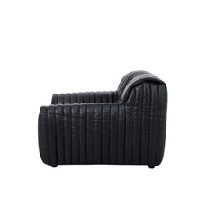 Armchair | Black Leather | Myka Home