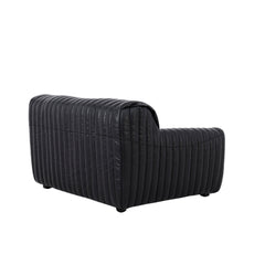 Armchair | Black Leather | Myka Home