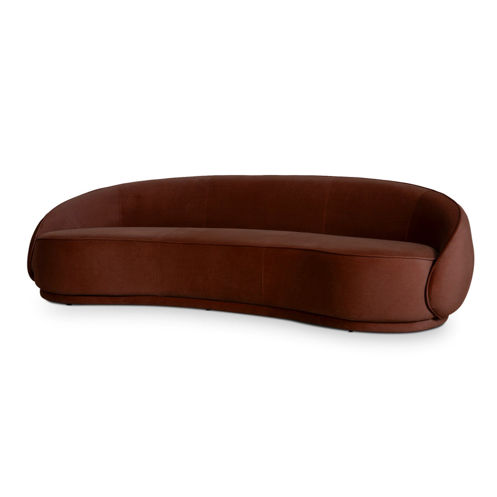4 Seater Fabric Sofa | Red Bronze | Myka Home - View 3