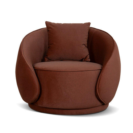 Fabric Armchair | Burnt Brown | Myka Home
