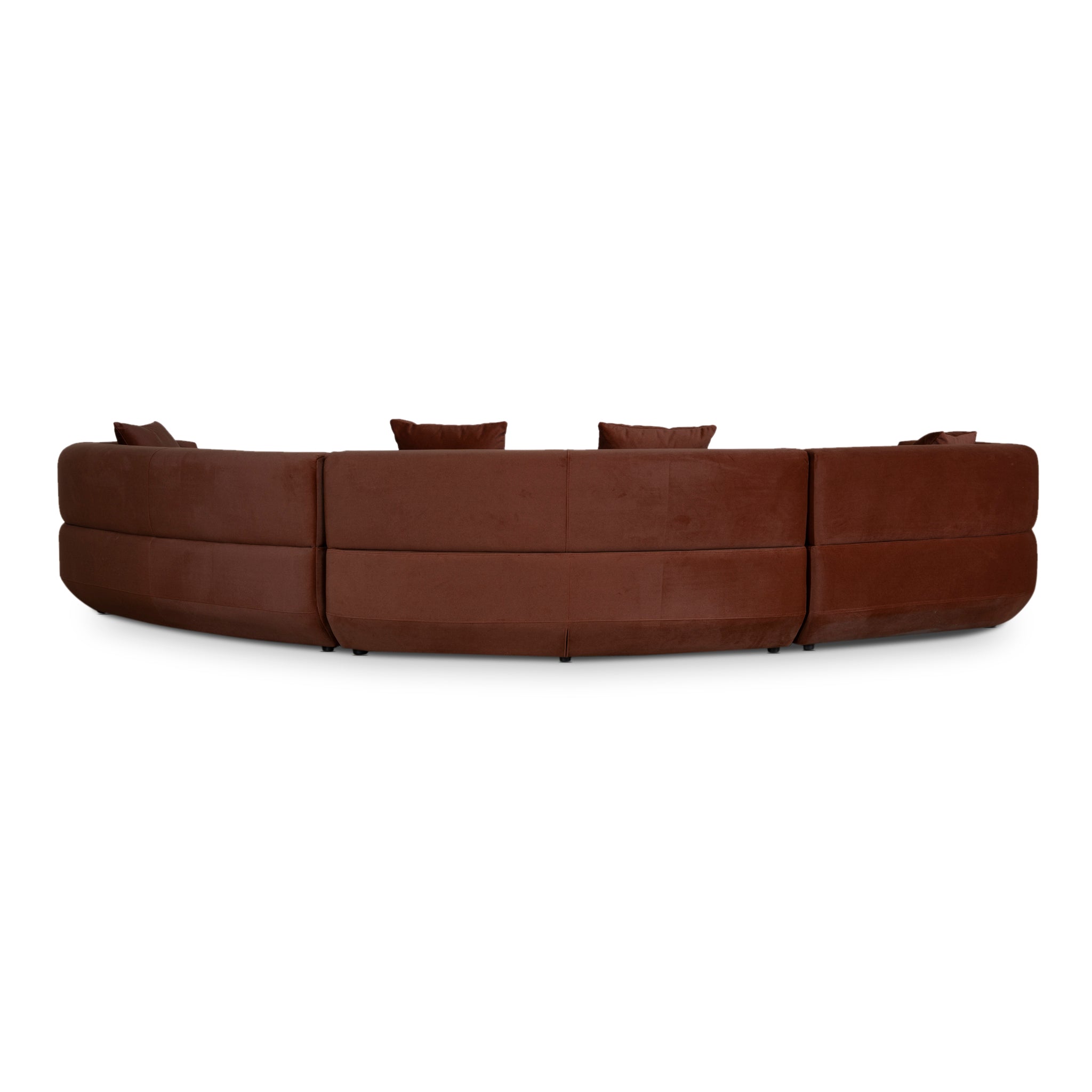 Modular Left Chaise Sofa | Red Bronze | Myka Home - View 5