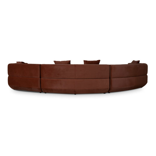 Modular Right Chaise Sofa | Red Bronze | Myka Home