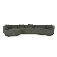 Modular Left Chaise Sofa | Canopy Green | Myka Home
