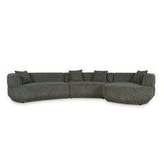 Modular Right Chaise Sofa | Canopy Green | Myka Home