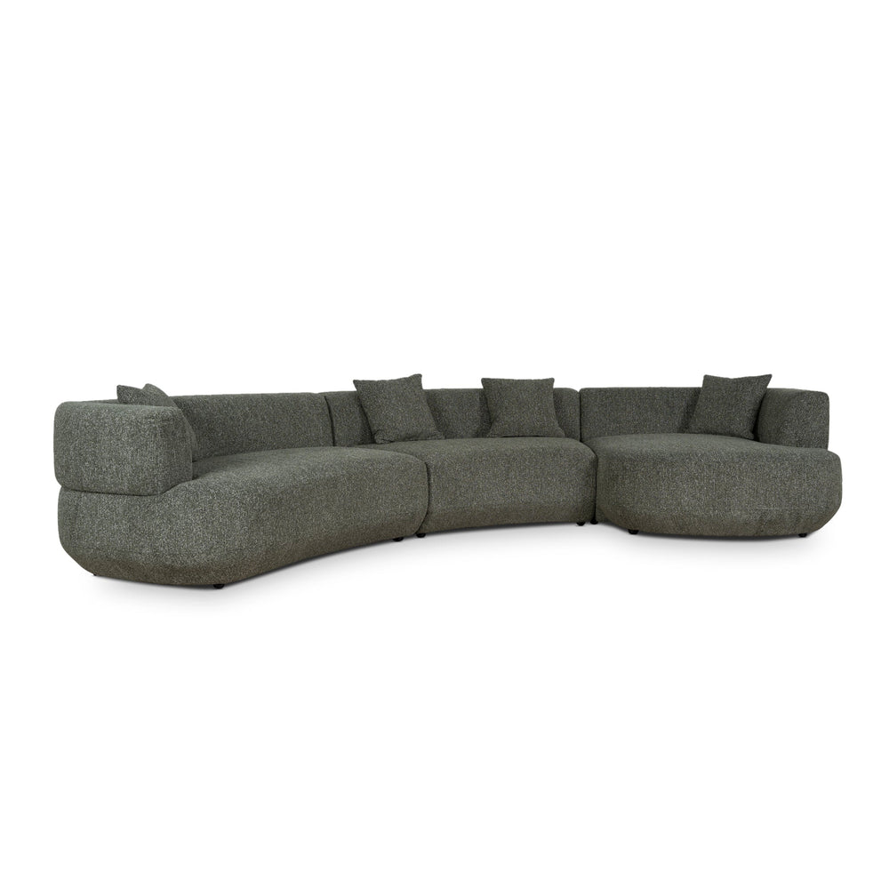 Modular Right Chaise Sofa | Canopy Green | Myka Home
