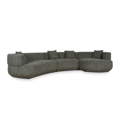 Modular Right Chaise Sofa | Canopy Green | Myka Home