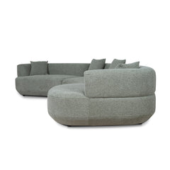 Modular Right Chaise Sofa | Coral Light Green | Myka Home