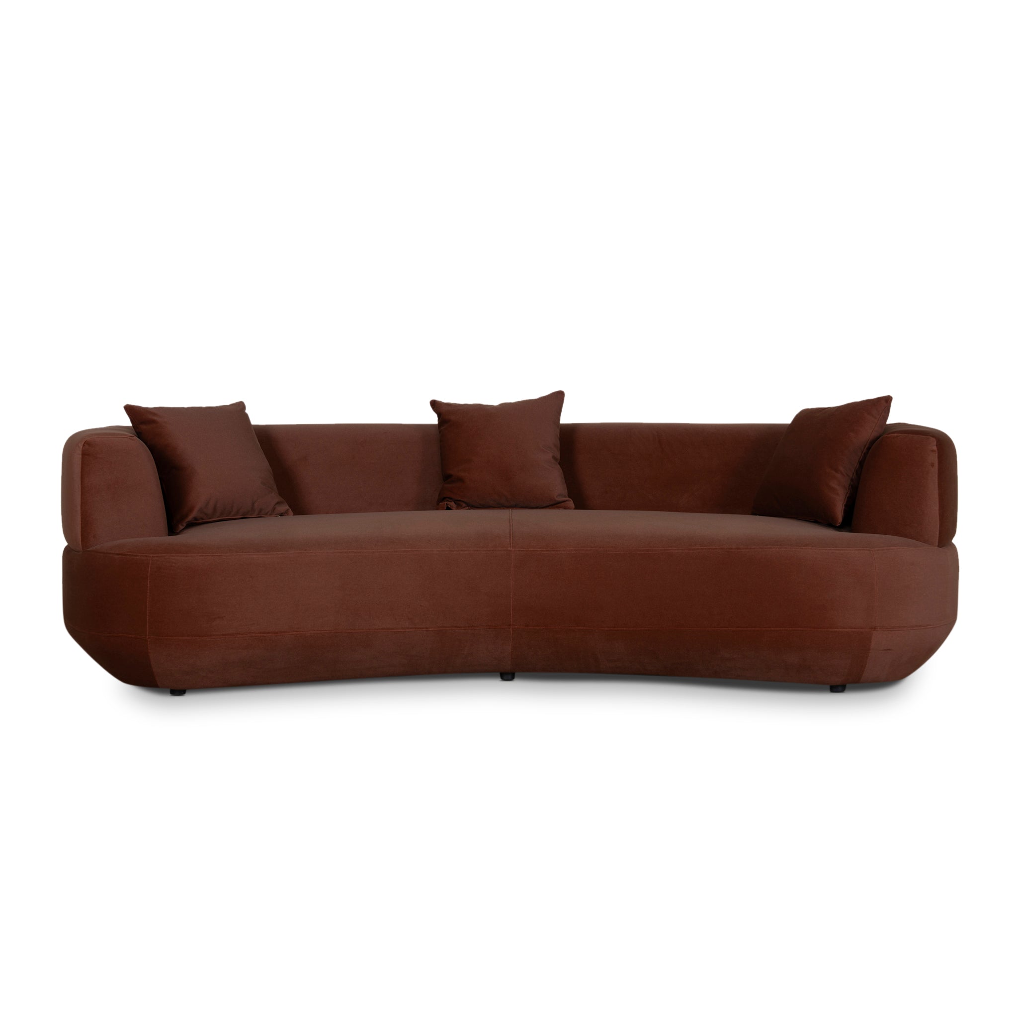 3 Seater Sofa | Red Bronze | Myka Home - View 2