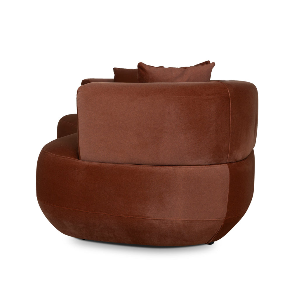 3 Seater Sofa | Red Bronze | Myka Home - View 5