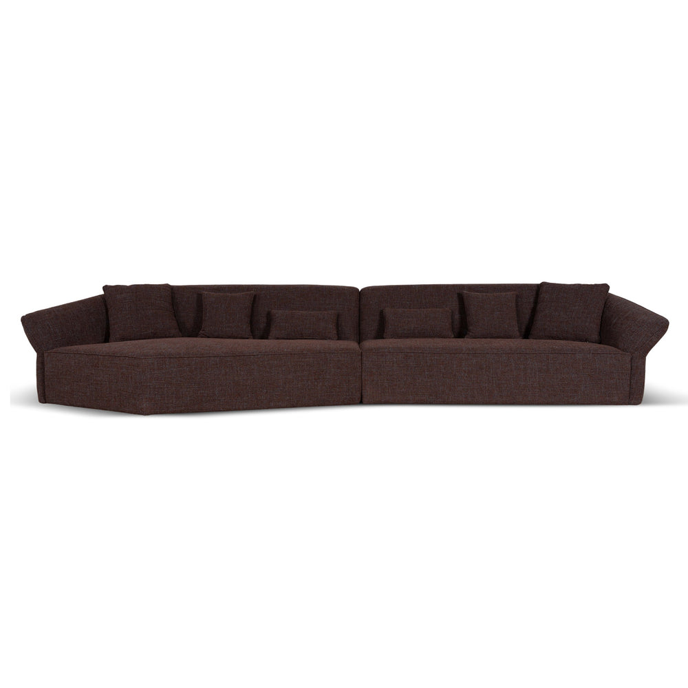 Right Open Sofa | Moss Brown | Myka Home - View 2