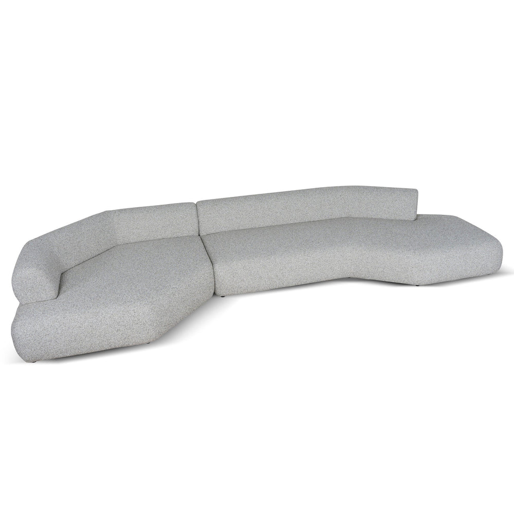 Right Chaise Corner Sofa | Noah Silver Lining | Myka Home - View 3