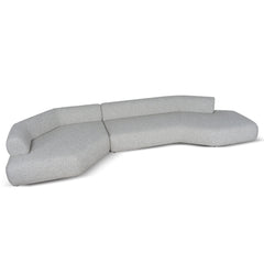 Right Chaise Corner Sofa | Noah Silver Lining | Myka Home