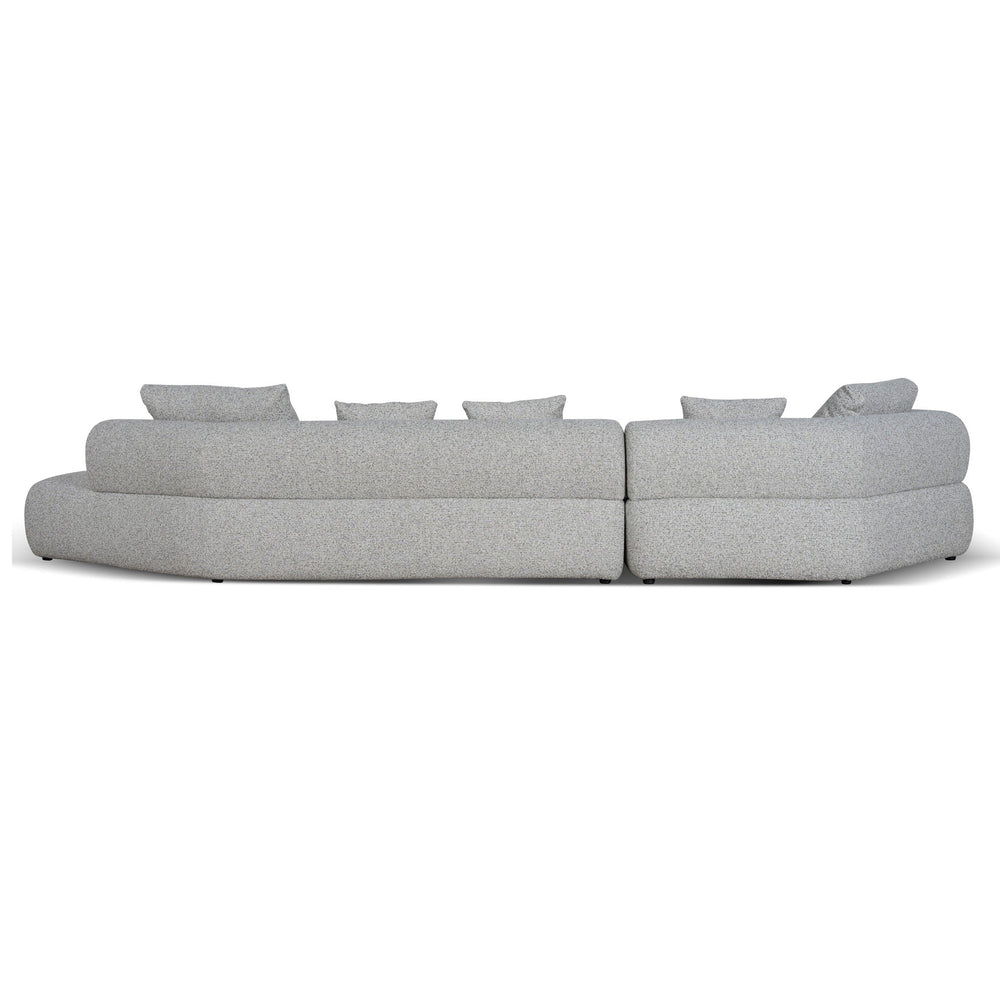 Right Chaise Corner Sofa | Noah Silver Lining | Myka Home - View 4