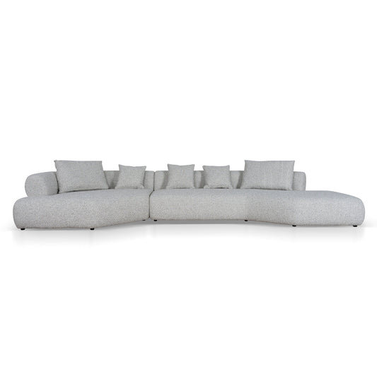 Right Chaise Corner Sofa | Noah Silver Lining | Myka Home