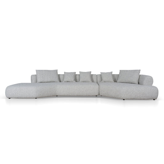 Left Chaise Corner Sofa | Noah Silver Lining | Myka Home