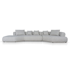 Left Chaise Corner Sofa | Noah Silver Lining | Myka Home