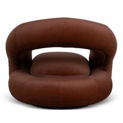 Swivel Armchair | Red Bronze | Myka Home
