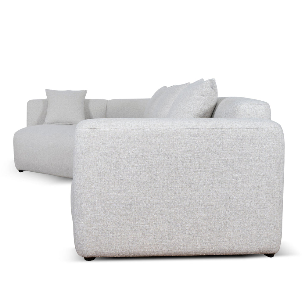 Right Arm Corner Sofa | Textured Beige | Myka Home - View 5