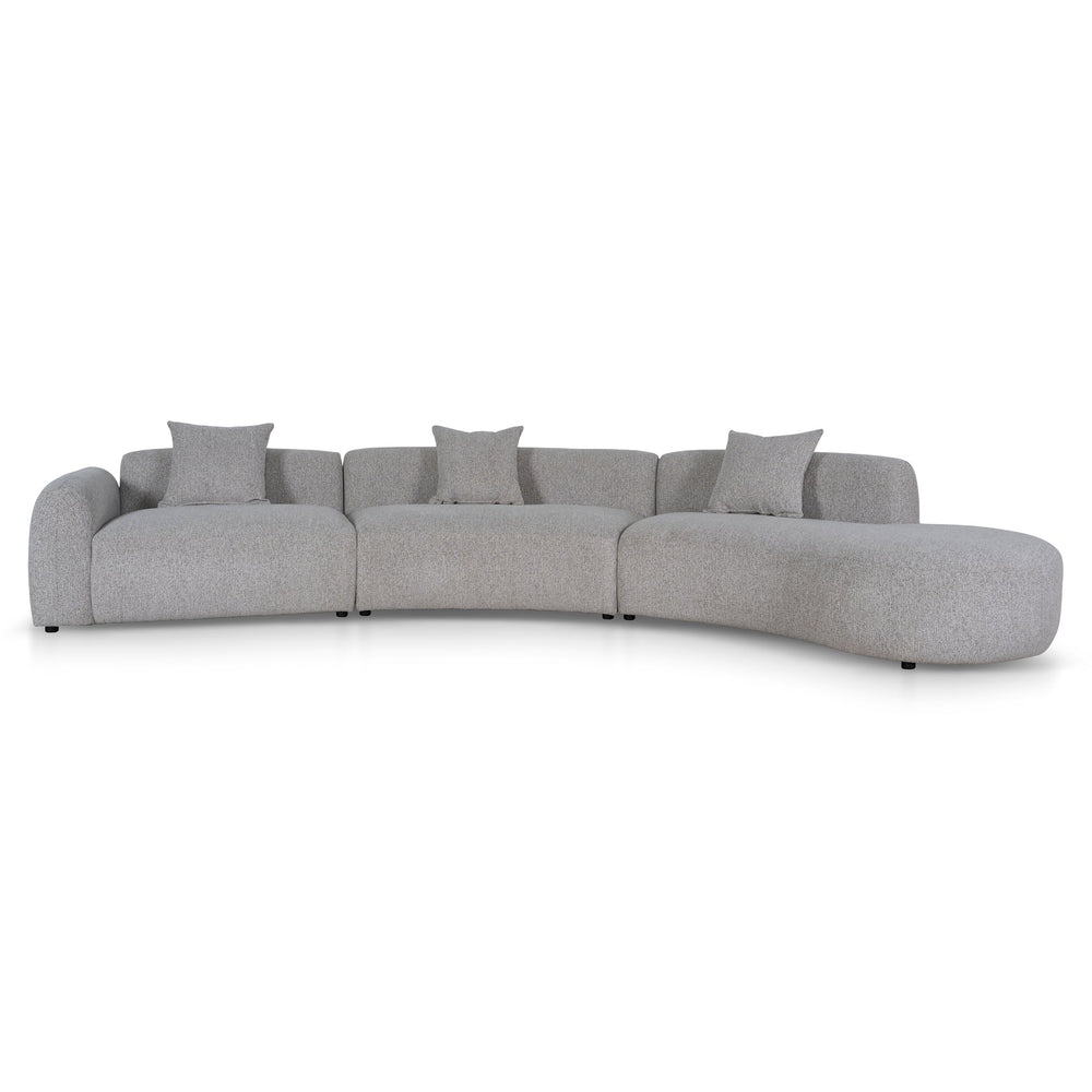 Right Chaise Modular Sofa | Mushroom Beige | Myka Home - View 2