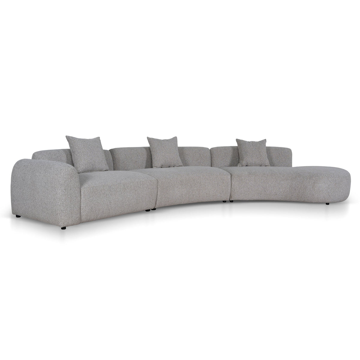 Right Chaise Modular Sofa | Mushroom Beige | Myka Home
